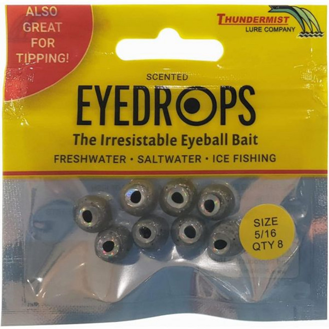 아이드롭, silver, large 5/16 inch