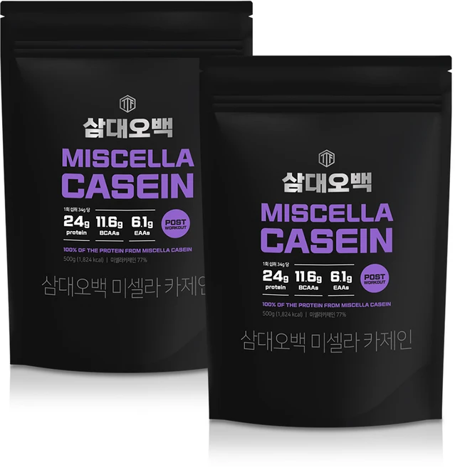삼대오백 카제인 단백질파우더 헬스 보충식품 초코맛, 500g, 2개 - 쿠팡