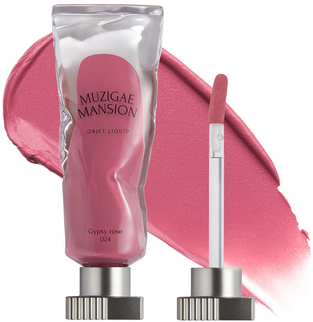 무지개맨션 오브제 리퀴드 틴트, 024 Gypsy roes, 1개