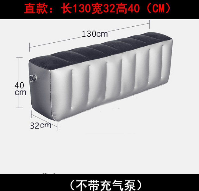 車載充氣床墊 戶外自駕遊後座旅行通用, N/A, 直款, 不帶充氣泵, 轎車通用