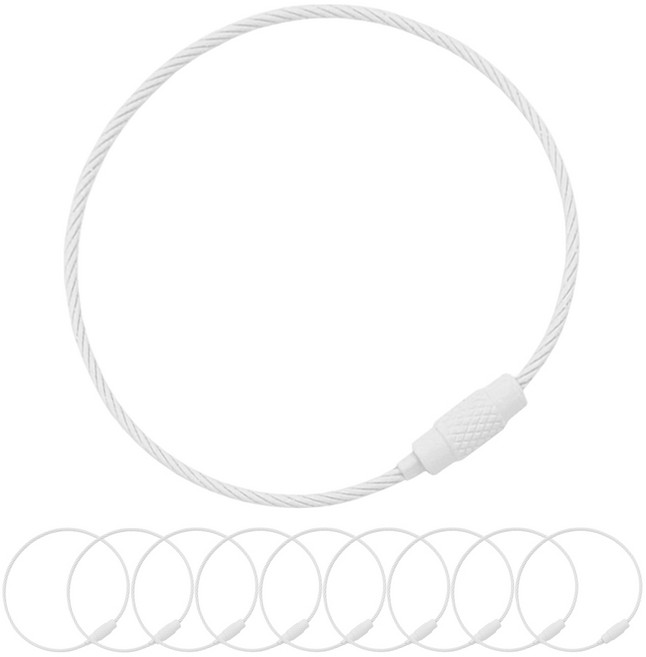 칼라 와이어링, 화이트, 10개