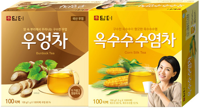 담터 우엉차 + 담터 옥수수수염차