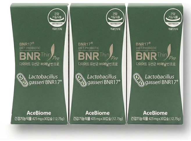 체지방감소 에도움 비에날씬 프로 다이어트 유산균 BNR17 유상균 다이어트 비엔알17 프로 락토 바실러스 가세리 모유 유래, 1세트, 90회분