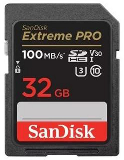 샌디스크 Extreme PRO SDXC 메모리카드 CLASS10 SDXXG-256G, 32GB, 1개