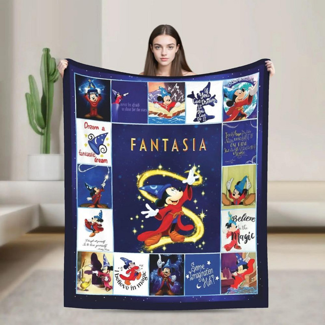 미니 마우스 크리스마스 담요 플리스 가을 미키 경량 소파 사무실용 얇은, 1개, 13. 11 / D. 200x150cm 80x60in