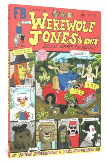 Werewolf Jones & Sons Deluxe Summer Fun Annual, Werewolf Jones & Sons Deluxe.., Simon Hanselmann, Josh Petti.., Fantagraphics Books