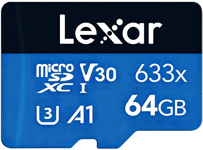 렉사 하이퍼포먼스 microSDXC 메모리카드 UHS-I 633x, 64GB, 1개