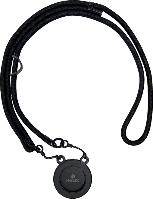 홀릭스 맥세이프 휴대폰 숄더 스트랩 목걸이줄 어깨끈 고리, 블랙, 1개