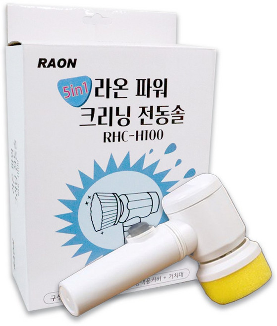 라온 파워 클리닝 전동솔, 혼합색상, 1개
