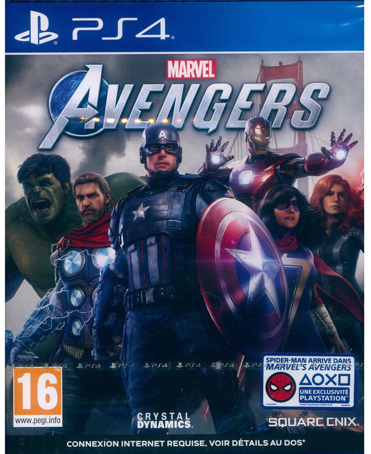 Marvel 復仇者聯盟 PS4 遊戲片 歐版 支援多人連線 PlayStation 獨家蜘蛛人內容, 全新未拆, 全新未拆