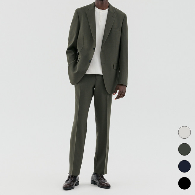 트래드클럽 나루 에센셜 린넨라이크 셋업수트 (4컬러 95~125)