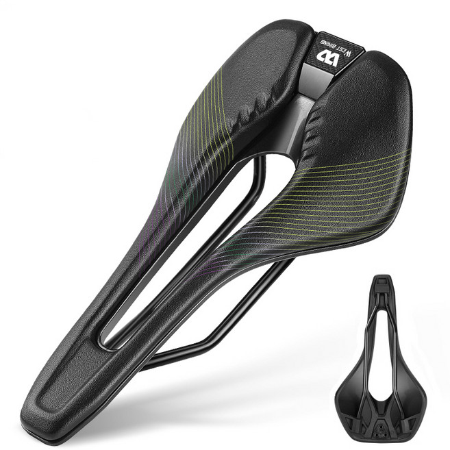 시그니처베이지 웨스트바이킹 프리미엄 로드 MTB 전립선 무통증 자전거 안장 YPZ161, 블랙, 1개