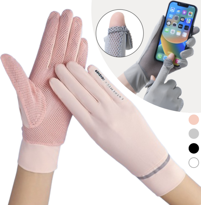 데이모노 쿨 메쉬 자외선차단 장갑 남여공용 운전 스포츠