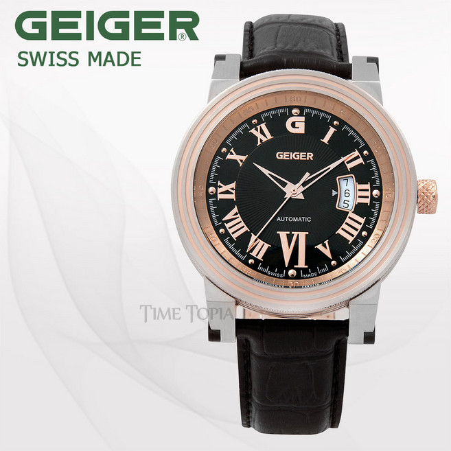 가이거[GEIGER] [백화점 정품] 가이거 프리미엄 스위스 메이드 오토매틱 남성시계 GE 6033 BKBK (48mm)