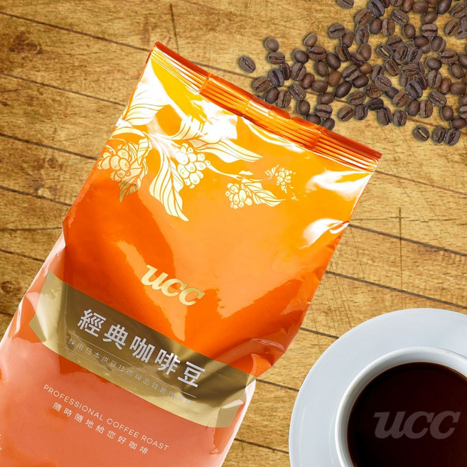 UCC 經典咖啡豆 中焙 450g, 1個