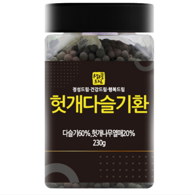 생생드림 헛개다슬기환 국산, 1개, 230g