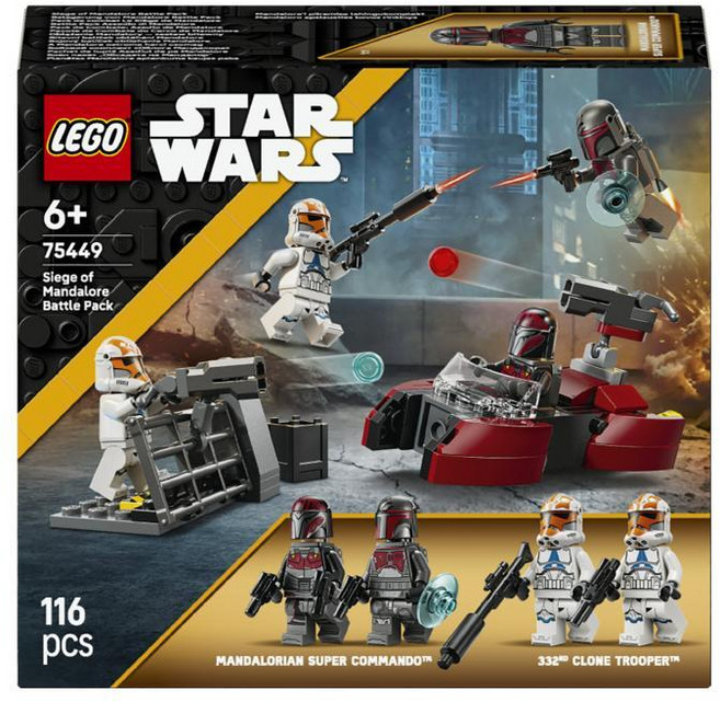 레고 스타워즈 75449 만달로어 포위전 배틀 팩, 1개, 단품