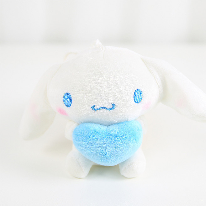 산리오 키링 인형 가방고리 키홀더 Sanrio 봉제인형, 시나모롤 하트, 1개, 15cm