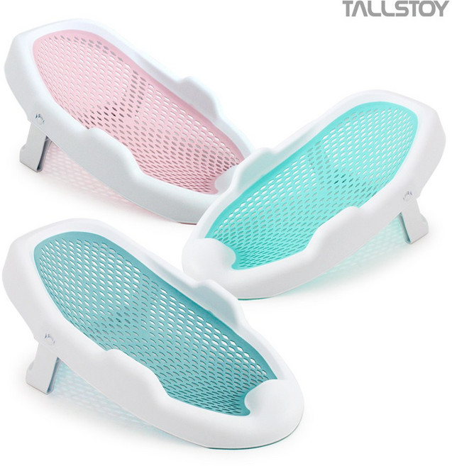 톨스토이 말랑 접이식 아기 목욕의자 신생아 욕조의자, 말랑 목욕의자 민트, 1개