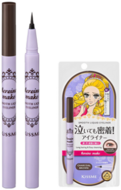 히로인메이크 스무스 리퀴드 아이라이너 N 0.4ml, 03 차콜 BR브라운, 1개