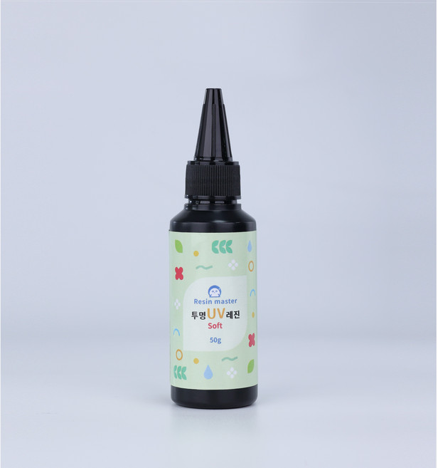 레진마스터 말랑말랑 유브이 UV레진 (소프트 타입), 50g, 1개
