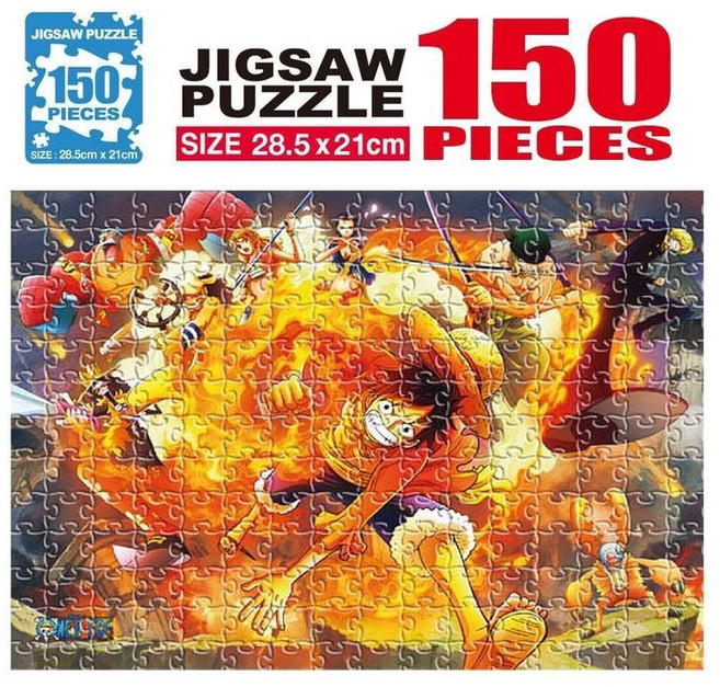 MB7 원피스 직소퍼즐 150pcs 불굴의 투지 직소퍼즐액자
