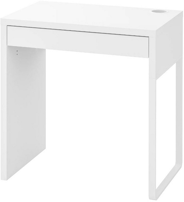 [착불배송비: 만원]이케아 책상 MICKE 미케 화이트 73x50 cm, 홈 퍼니싱 핸드북 제공