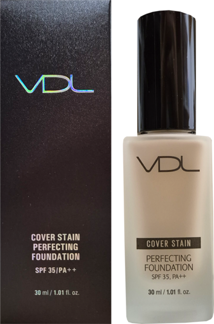 브이디엘 커버 스테인 퍼펙팅 파운데이션 EX 30ml, 1개, A01