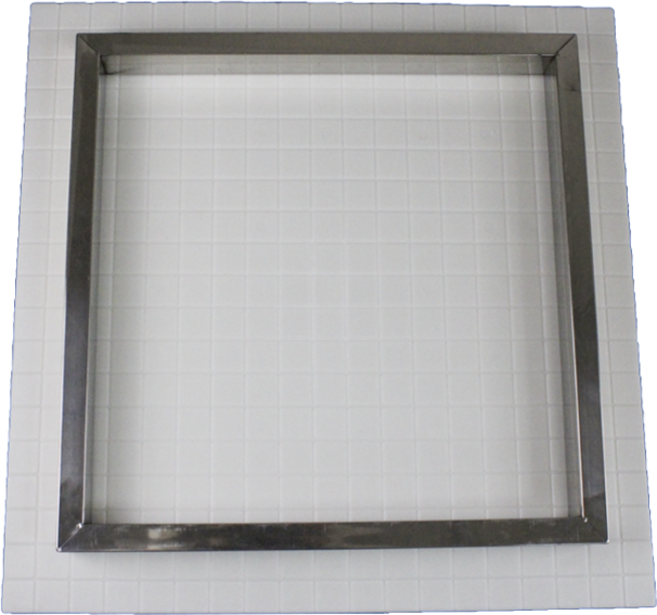 정사각형 스텐 대형 사각 틀 프레임 두부 수제 과자, 31cm스테인리스스틸프레임, 1개