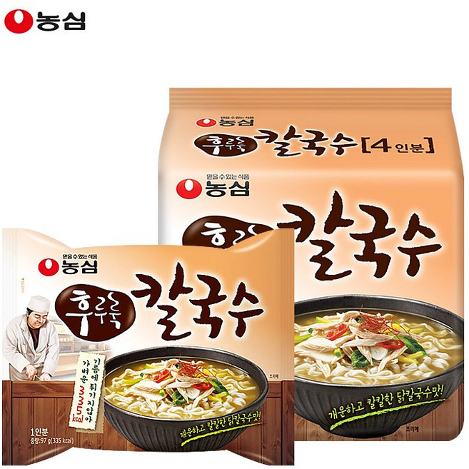 후루룩 칼국수, 97g, 4개