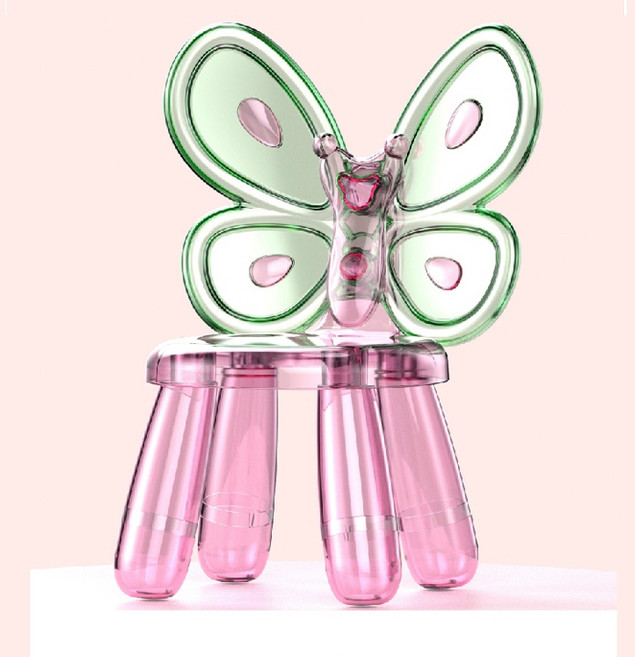 투명 버터플라이 의자 나비체어 어린이집 유아의자, E, 1개