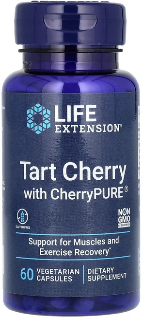 몸관리하세요 겨울입니다 Life Extension 타트체리 CherryPURE 함유 베지 캡슐 60정(캡슐 1정당 480mg) 특별관리진행, 1개 - 쿠팡