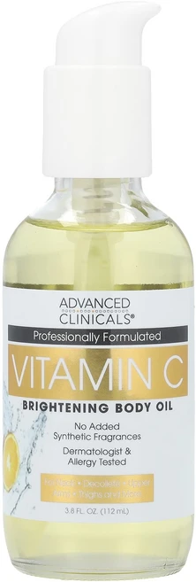 특별한효과 Advanced Clinicals 비타민C 브라이트닝 바디 오일 112ml(3.8fl oz) 곧일시품절됩니다, AdvancedClinicals비타민C브라이트닝바디오일 - 쿠팡