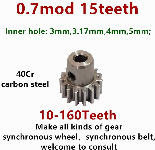 MOD 10 15T 17T 모터 16T 조각 원통형 기계 스퍼 자동차 18T 4OCR 탄소강 금속 드라이브 TH 20T 19T 기어, 16, 4mm
