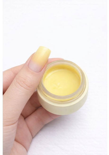 MEIKE 媚克美學 拍拍膠 彩繪膠 法式 美甲 腮紅 格紋 漸層 暈染 甲油膠 美甲膠 光療膠 指甲油光療 美甲套組, 奶黃, 1個, 5g