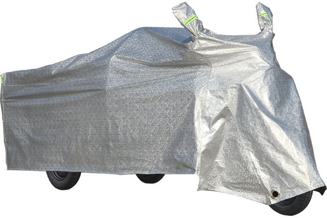 경운기덮개 보호막커버 농기구 오토바이 삼륜차 트랙터 가림막 스쿠터 레인코트, 7_실버 4XL 차량 3.3m 이하