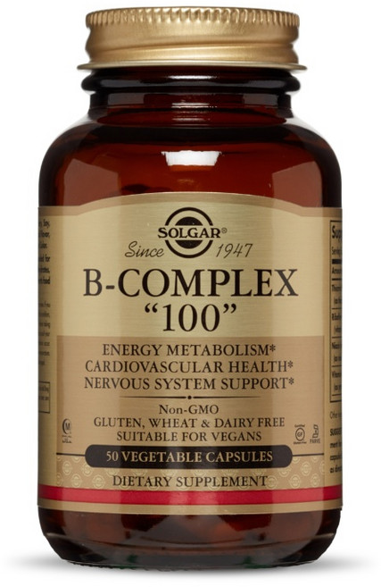 솔가 B-컴플렉스 100 베지터블 캡슐, 1개, 50정