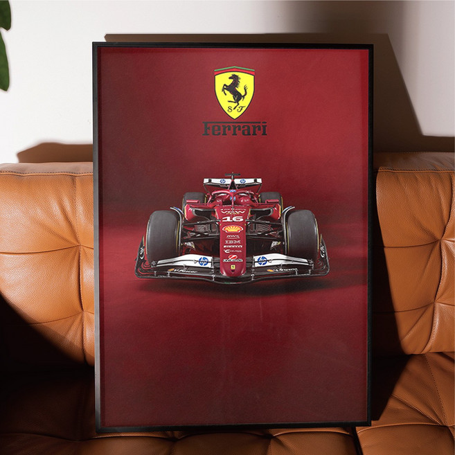 포스터월드 F1 인테리어 자동차 포스터 아이방꾸미기 빈티지 액자 감성 거실 현관 그림 04, A3 사이즈(297x420mm), A3포스터만 구매