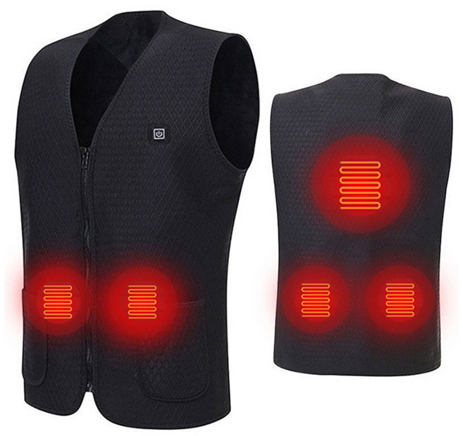 KAIDA USB 충전식 발열조끼 핫팩 온열조끼 열선조끼 방한조끼 작업복 한국TV 홈쇼핑 제품과 동일 제품 조끼