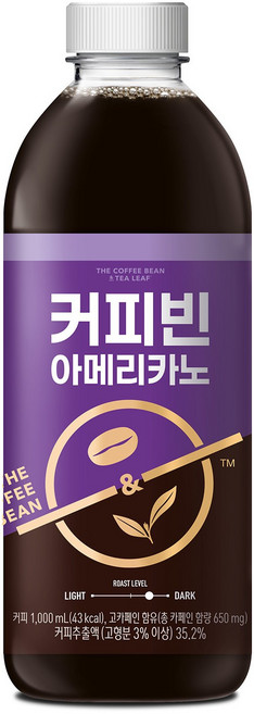 서울우유 커피빈 아이스 커피 1000ml x 2개입, 1L, 2개