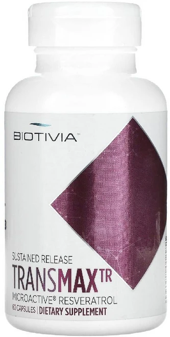 바이오티비아 레스베라트롤 레스베라톨 60캡슐 라스베라트롤 라스베라톨, 1개, 60정 - 쿠팡