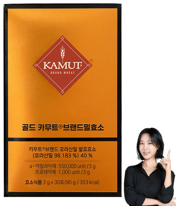 그레인온 골드 카무트 브랜드밀 효소, 90g, 1개