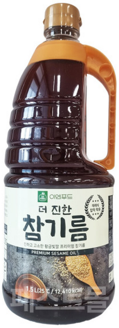 이엔푸드 더진한 참기름, 1개, 1.5L