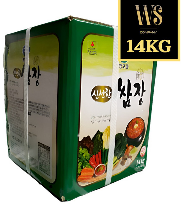 맛있는 쌈장 대용량업소용 쌈장 참고을 신선한 쌈장 14kg 지함포장, 1개