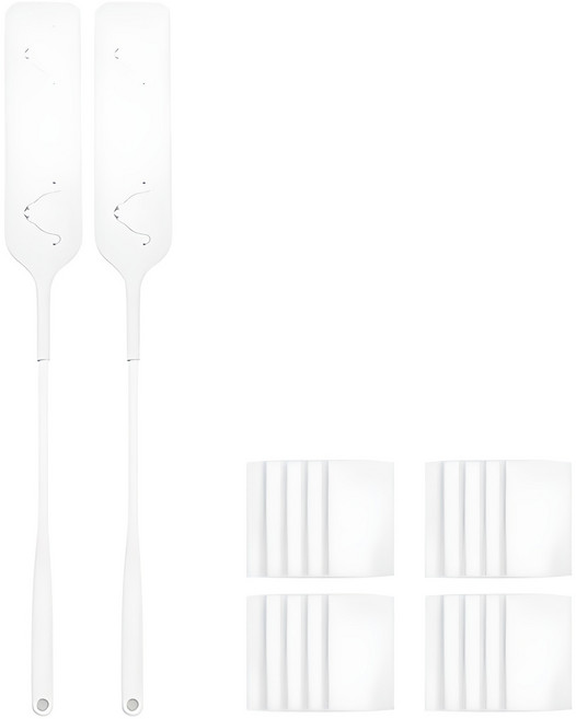 아리코 틈새먼지 제거 막대스틱 + 패드, 화이트, 2개