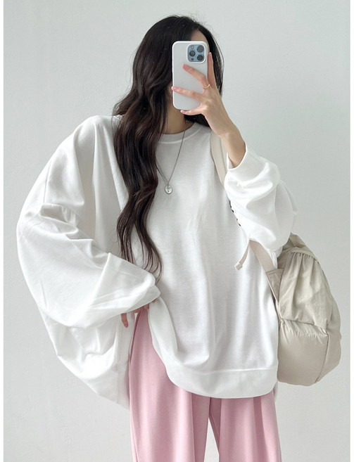 러브포텐 오버 빅사이즈 긴팔티셔츠 55~99사이즈-5XL-남여공용-9Color오버핏맨투맨