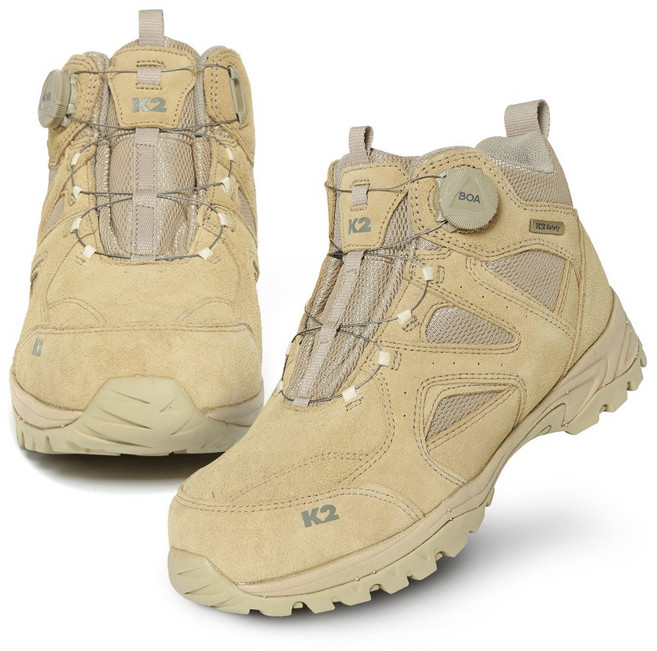 K2 세이프티 안전화 6인치 K2-67S 기능성 다이얼 천연가죽 작업화 + V존 특허 양말