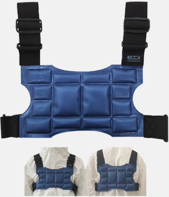 혹서기 폭염 여름 에코쿨링 냉각 아이스 조끼 가로형