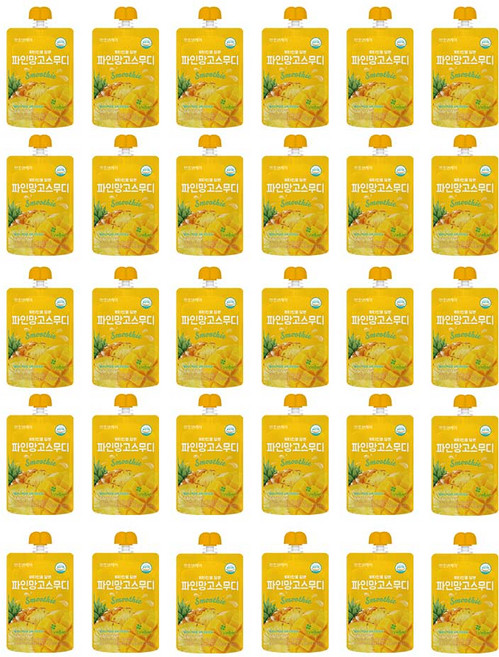 천호엔케어 비타민을담은 파인망고스무디 비타민음료, 30개, 100ml