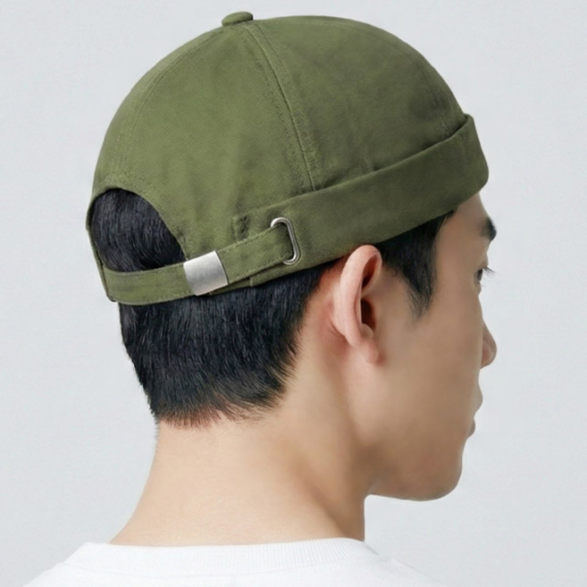 베이직엠 남성 레옹모자 사계절 와치캡 basic 심플 무지